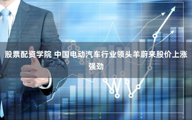 股票配资学院 中国电动汽车行业领头羊蔚来股价上涨强劲