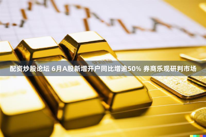 配资炒股论坛 6月A股新增开户同比增逾50% 券商乐观研判市场
