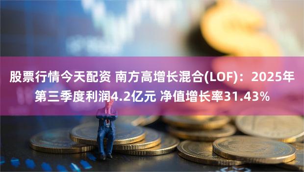 股票行情今天配资 南方高增长混合(LOF)：2025年第三季度利润4.2亿元 净值增长率31.43%