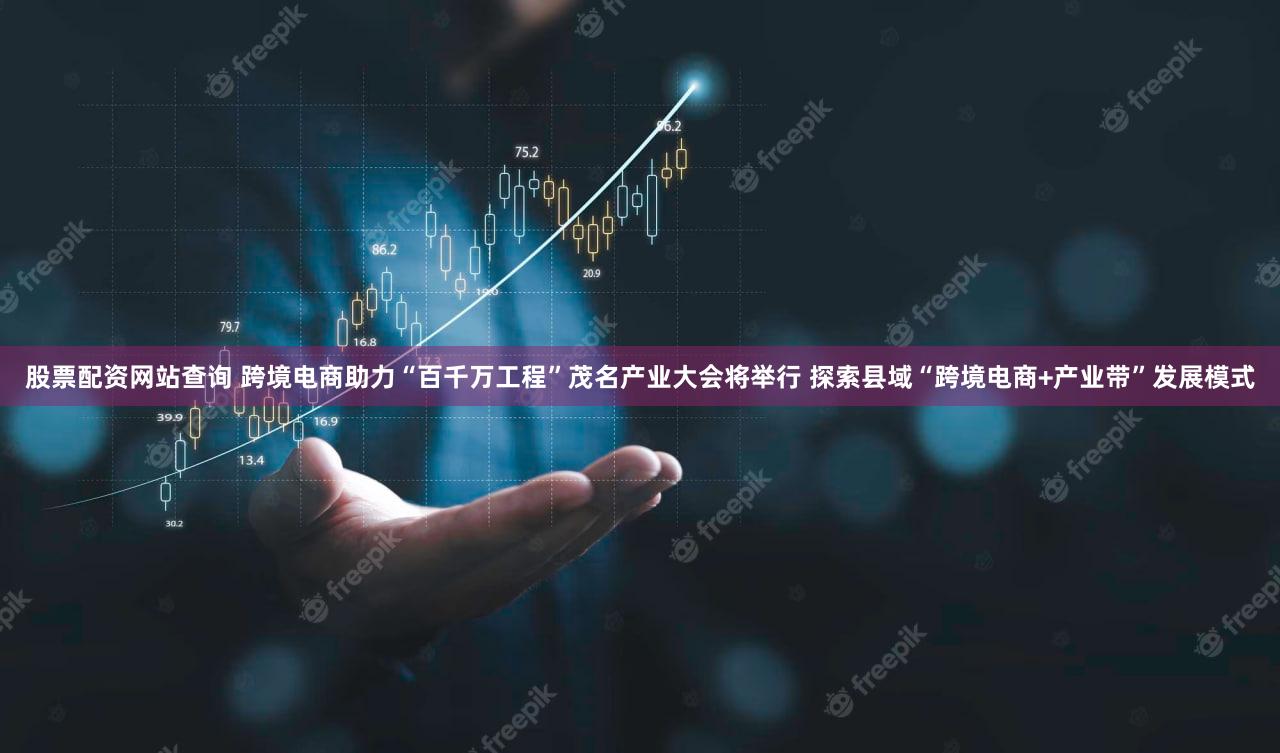 股票配资网站查询 跨境电商助力“百千万工程”茂名产业大会将举行 探索县域“跨境电商+产业带”发展模式