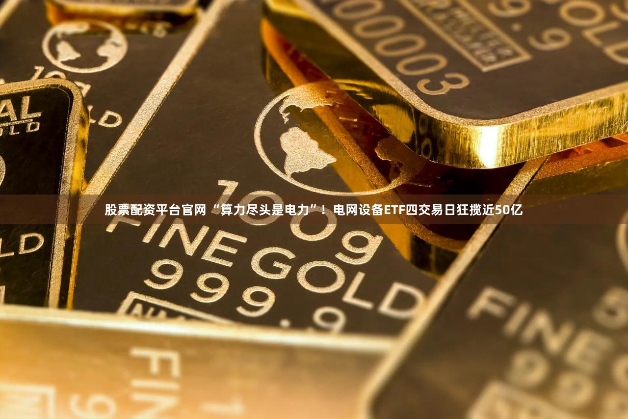 股票配资平台官网 “算力尽头是电力”！电网设备ETF四交易日狂揽近50亿